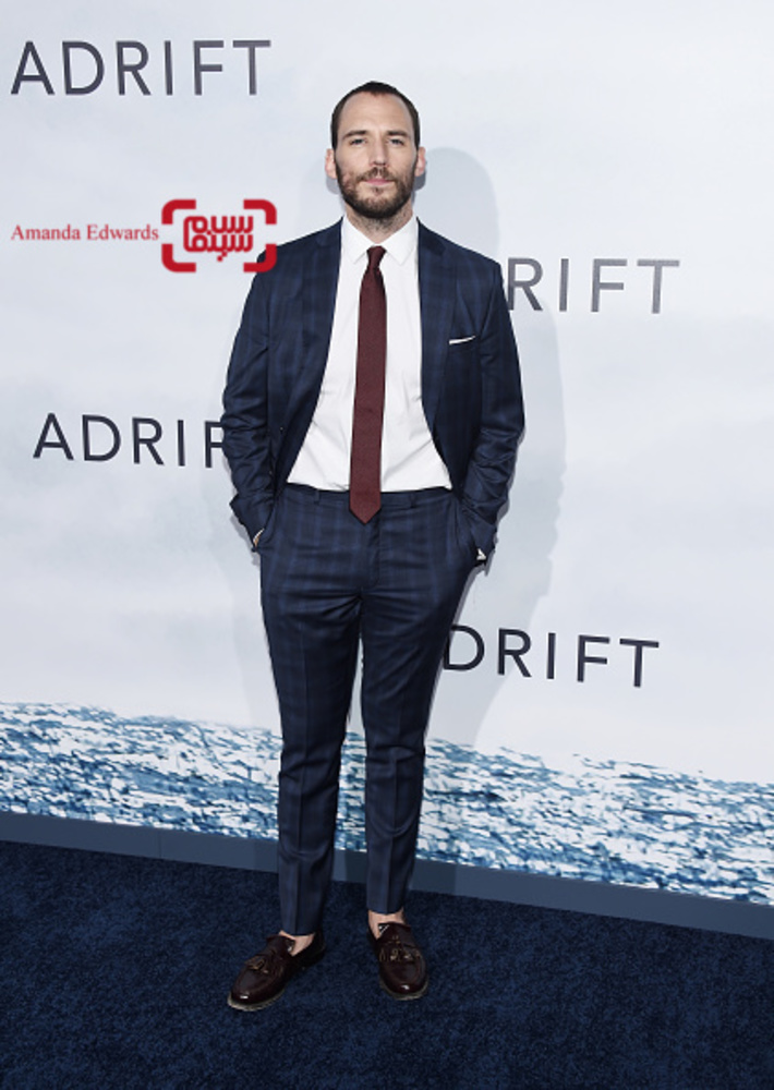 سم کلفلین در نشست خبری فیلم سینمایی «شناور»(Adrift) در نیویورک